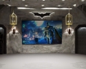 Batman themed home theater