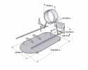 Get Going hovercraft dimensions x-ray